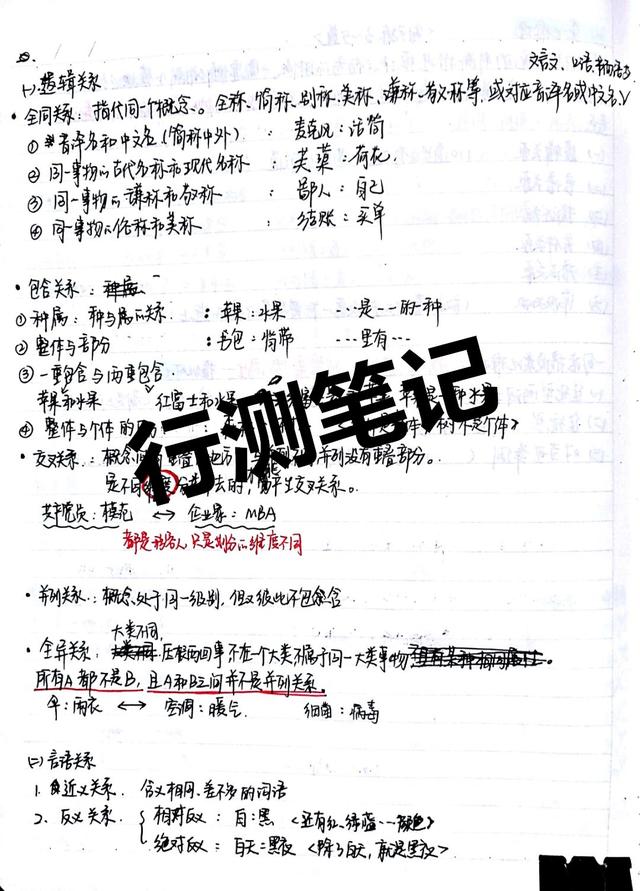 2020國(guó)考省考公考筆記，分享上岸大神如何總結(jié)歸納